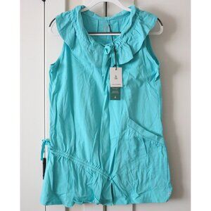 NWT $85 NEON BUDDHA Bali Tank Tunic - M Ocean Blue